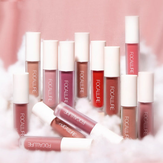 Velvet Matte Lip Gloss-Bold Color, Soft Finish